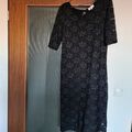 Kleid Gr.46,Peter Hahn,ungetragen,schwarz/Spitze.AA 52,Länge 110 cm