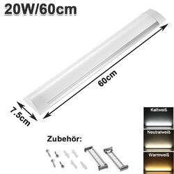 60/90/120/150cm LED Wannenleuchte Deckenleuchte Feuchtraumlampe Werkstatt Röhre