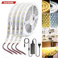 LED Strip Streifen Leiste 2835 5050 Warmweiß Kaltweiß Wasserdicht 12V/24V Band