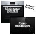 Herdset Bosch Backofen EcoClean mit Midea Induktionskochfeld Booster autark 80cm