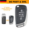 3 Tasten Umbau Schlüssel Gehäuse CE0523 für Peugeot 207 307 308 407 3008 Partner