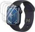 3X 3D Hydrogel Folie für Apple Watch Series 9 / 8 / 7 / 6 / 5 / 4 Ultra 2 Schutz