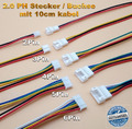 ✅ Micro JST PH 2.0 2P 3P 4P 5P 6PIN Male Female Stecker Buchse mit 10cm Kabel ✅