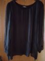 Deichgraf Damen Langarmbluse Gr. L schwarz 100 % Polyester Bluse