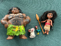 4er-Pack Disney Vaiana Moana Maui Der Halbgott Figuren Spielset Puppe