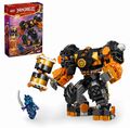 LEGO 71806 NINJAGO Coles Erdmech, mit 2 anderen Mechs kombinierbar