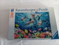 Ravensburger Puzzle 500 Teile Delphin im Korallenriff 49x36cm 2016 vollständig
