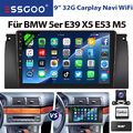 DAB+ Für BMW E39 1999-2005 Autoradio Android 13 Apple Carplay GPS Navi WIFI Kam