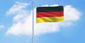 Deutschland Flagge - EM WM - Deutsche Fahne mit Metallösen - 60x90 cm - Ösen