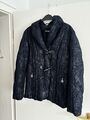 Dunkelblaue Gerry Weber Jacke mit Blumenmuster