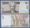 INDONESIEN / INDONESIA 2000 Rupiah 2009/2016  UNC P. 148 f