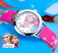 Mädchenuhr Prinzessin Elsa Anna Frozen Armbanduhr Kinder Geburtstagsgeschenk 