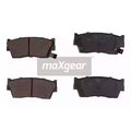 1x ORIGINAL® Maxgear 19-2164 Bremsbelagsatz, Scheibenbremse Vorne, inkl.