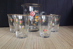 VINTAGE LEMONADE KRUG UND 6ER SET GLÄSER