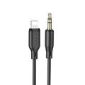 3.5mm AUX Adapter Kabel Klinkenbuchse Audio für Apple iPhone Pro Max 1M Schwarz√