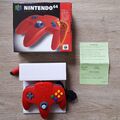 Original Nintendo 64 Controller ROT RED Komplett in OVP Boxed N64 (schön erh.)