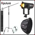 Aputure Light Storm 60x Bi-Color LED Video Light +Light Dome III+ C Stand Wheels