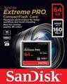 SanDisk 64GB Extreme Pro 160MB/s Compact Flash Karte SDCFXPS-064G-X46