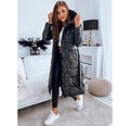 Steppjacke Wendejacke Bindung Wintermantel mit Kapuze Lang Damen Mix DSTREET