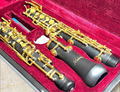 Muslady Halbautomatische Oboe mit Ledertasche Set gereinigt