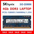 SKhynix DDR3 1600Mhz 4GB 8GB 16GB 1Rx8 PC3L-12800S SODIMM Laptop Memory RAM 1.35