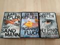 Lars Kepler Bücherset Der Sandmann/Der Hypnotiseur/ Paganinis Fluch