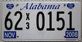 Alabama USA Nummernschild Auto Kennzeichen Schild US Car License Plate [X3 0151]