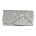 Clutch für Damen mit abnehmbarer Kette, glitzernd, funkelnde Abendtasche