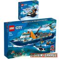 LEGO® City 60376 & 60368 Arktis-Forschungsschiff & Schneemobil Neu & OVP