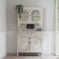 EPOCHE 1910 Buffetschrank Vintage Küchenbuffet shabby chic weiß Vitrine Schrank