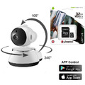 1080P HD IP Netzwerk Camera Dome Überwachungskamera WIFI Wlan CCTV + 32GB Karte