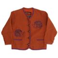 Geiger Collection, Strickjacke, Mädchen, Größe: 92, Orange, Wolle #OwT