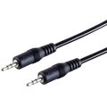 Klinkenkabel 2,5mm 3 polig Audio Stereo Aux 2x Stecker Klinke Verbindungskabel 