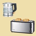 Severin Set - Wasserkocher WK 3468 + Doppel-Langschlitz-Toaster AT 2509