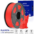 NEU JAYO Rot PLA Meta 1,75MM 3D Drucker Filament PLA 1,1KG FDM Hoher Durchfluss