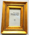 Treasured Memories Bilderrahmen Holz Gold Barock Rokoko Freistehend 9x13 cm Vtg.