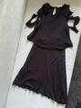 neuwertiges Sommerkleid/Abendkleid/Lagenkleid von Esprit, Gr. S 38, schwarz