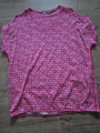 CECIL T-Shirt  pink rose weiß   , Gr. L 42 44, NEU