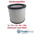 1x - 10x Rundfilter Ersatz für Einhell TC-VC 1812 S TC-VC 1930 SA TE-VC 2230 SA