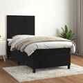 Boxspringbett mit Matratze Bettgestell Polsterbett Lattenrost Bett Samt vidaXL