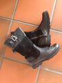 timberland stiefel 37 Schwarz Genuin Leder +Wildleder TOP