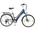 Trekking E-Bike smartEC Trek-26D 26 Zoll 46cm 468WH Blau Damenrad Elektrofahrrad