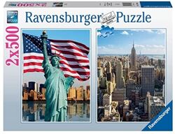 RAVENSBURGER PUZZLE*2 x 500 TEILE*NEW YORK*RARITÄT*NEU+OVP