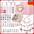 DIY Charm Armband Kit Charm Armband Bastelset Armbänder Schmuck Basteln Mädchen