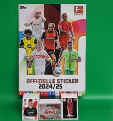 Topps Bundesliga Sticker  2024/2025 Komplettset:  alle 522 Sticker + Album