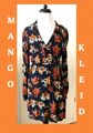 🌼 Sommerliches Blusen-Mini-Kleid mit Blumenmuster - Mango - Gr. XS/ 34 🌼