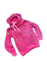 Hoody Pullover Pulli Naketano pink Gr. S 34 / 36