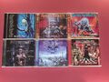 6 X Heavy Metal CD Sammlung Iron Maiden Diano Motörhead Ozzy Black Sabbath 