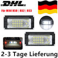 Für Mini Cooper R50 R52 R53 Cabrio LED Kennzeichenbeleuchtung Kennzeichenleuchte