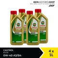 Castrol Edge 0W-40 A3/B4 VW MB 229.5 BMW Longlife RN 4x1 Liter = 4 Liter